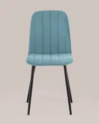 Стул Easy велюр Пыльно-голубой